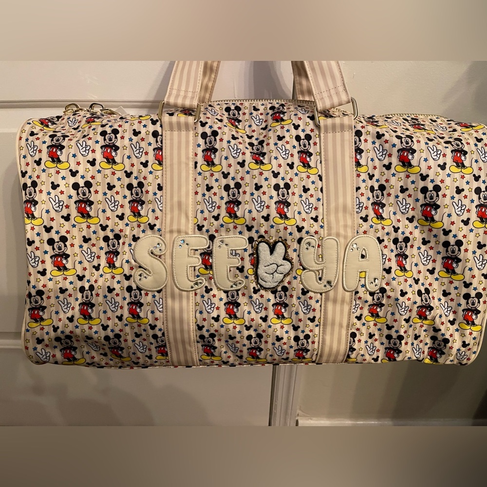 Nwt patched yours truly duffle